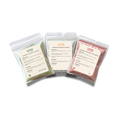 Kit 3 Argilas UME Equilíbrio da Pele Verde Rosa Branca Limpeza Suave Hidratação Controle Skincare