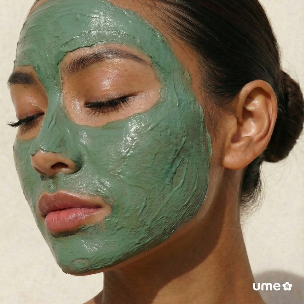 UME Argila Verde Facial para Acne e Pele Oleosa