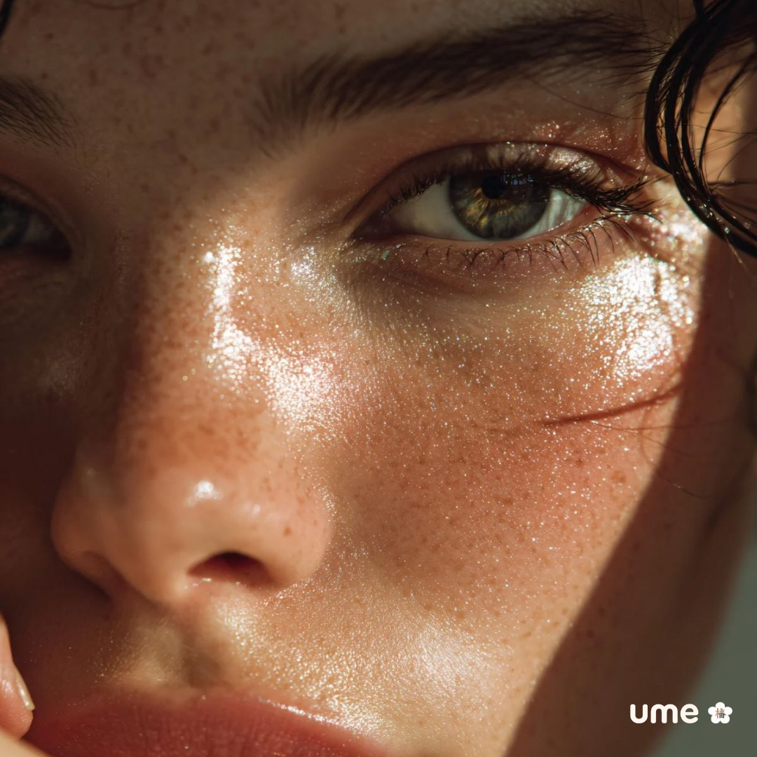 Kit Argila Rosa e Branca UME Para Pele Sensível Hidratação Calmante Clareamento Facial Suave Skincare